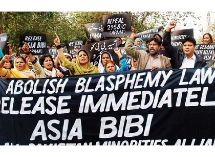 Manifestazioni contro la legge sulla blasfemia